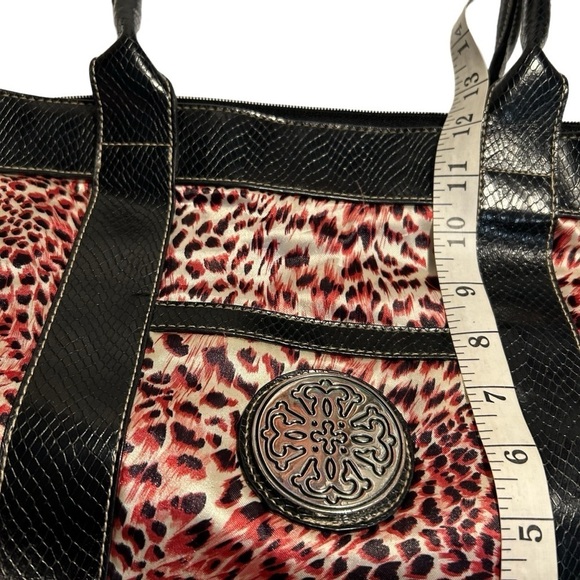 Trveviso Large Leopard Print Tote Bag - Picture 13 of 16